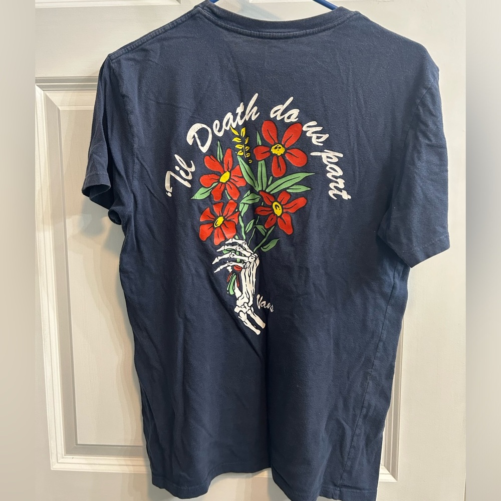 Vans Tshirt. Size Small. Navy Blue.